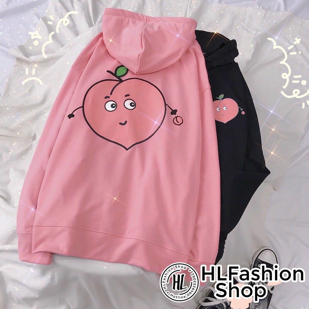 Áo hoodie nam nữ trái cây, áo khoác nỉ HLFashion