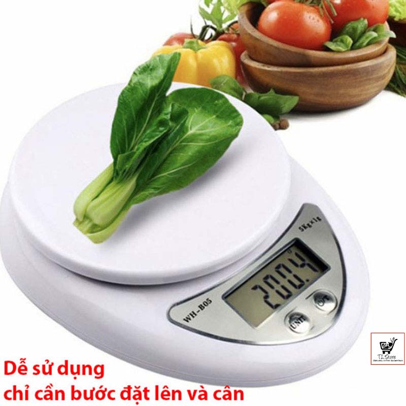 Cân Tiểu Ly 5 Kg Electronic Kitchen Scale – cân thực phẩm gia vị nhà bếp tiện dụng (Cân Tiểu Ly)