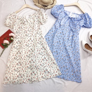Bán sỉ váy hoa nơ ngực
