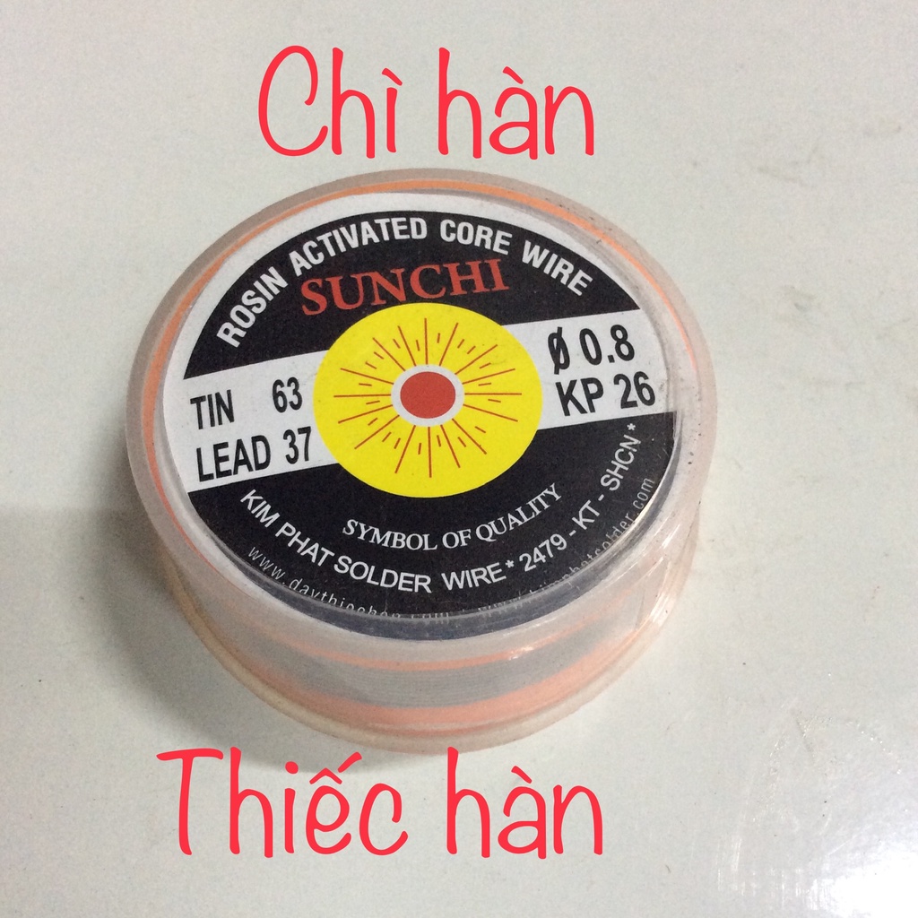 Cuộn chì hàn nhỏ - dây thiếc hàn