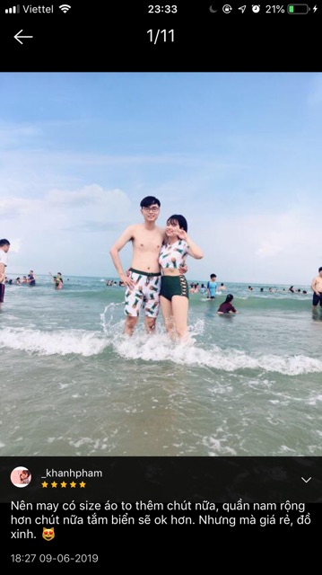Đồ bơi cặp đi biển trái dứa- Bikini đôi nam nữ áo tay ngắn- shopnabi