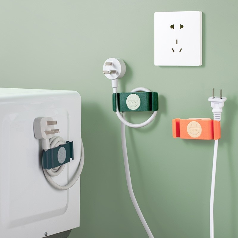 Set 4 Móc Dán Tường Treo Phích Cắm Điện Chịu Lực Tốt