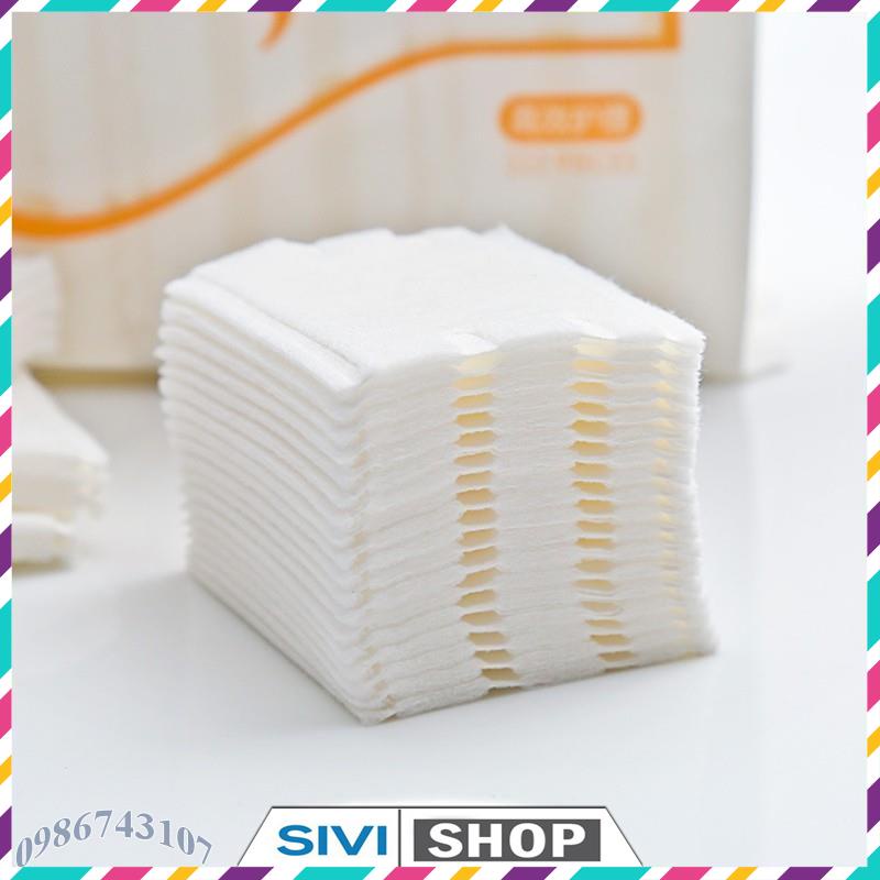Bông tẩy trang 3 lớp Cotton Pads túi 222 miếng