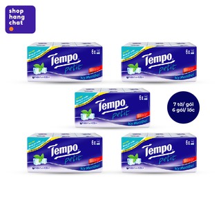 [COMBO 5 LỐC] Khăn giấy Tempo Petit Icy Menthol (Lốc 6 gói)