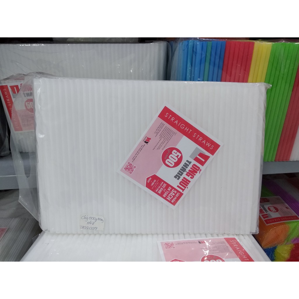 Gói 500gr Ống hút thẳng phi 8