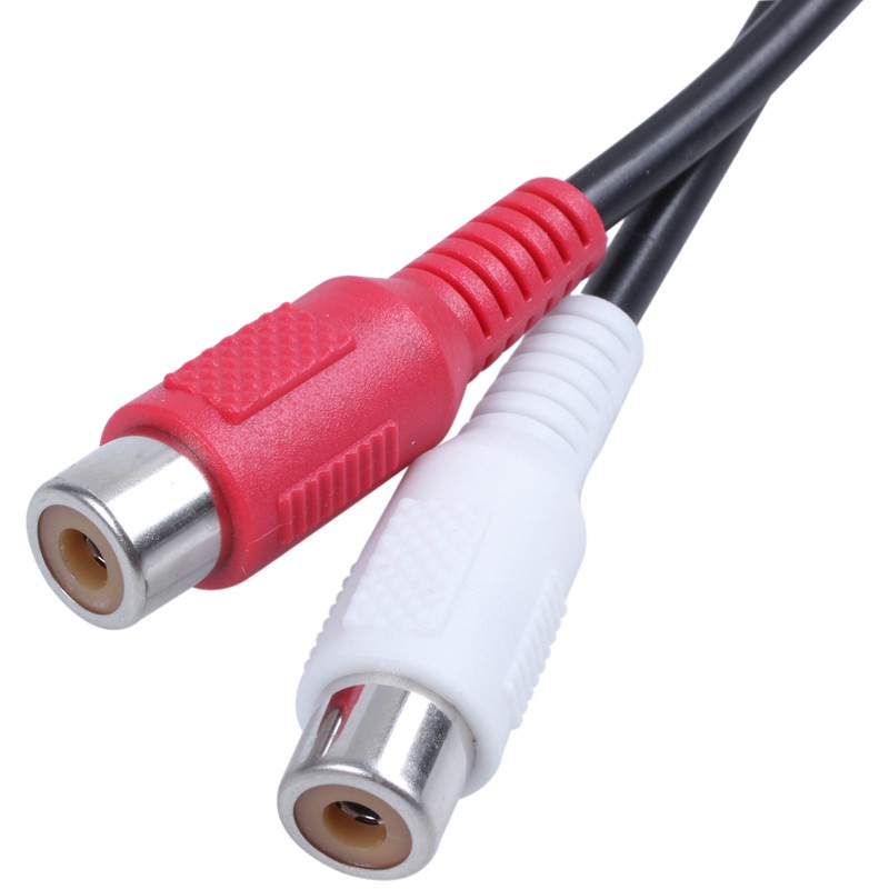 8 inch VGA Male to 3 RCA S-Video Female AV Video Cable Adapter