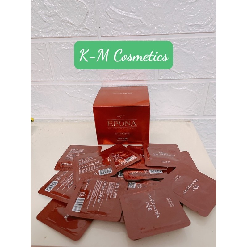 Sample kem dưỡng trắng sáng da,giảm thâm nám hiệu quả Epona 1ml
