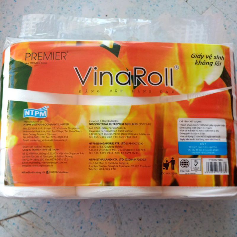 giấy vệ sinh Vinaroll không lỏi