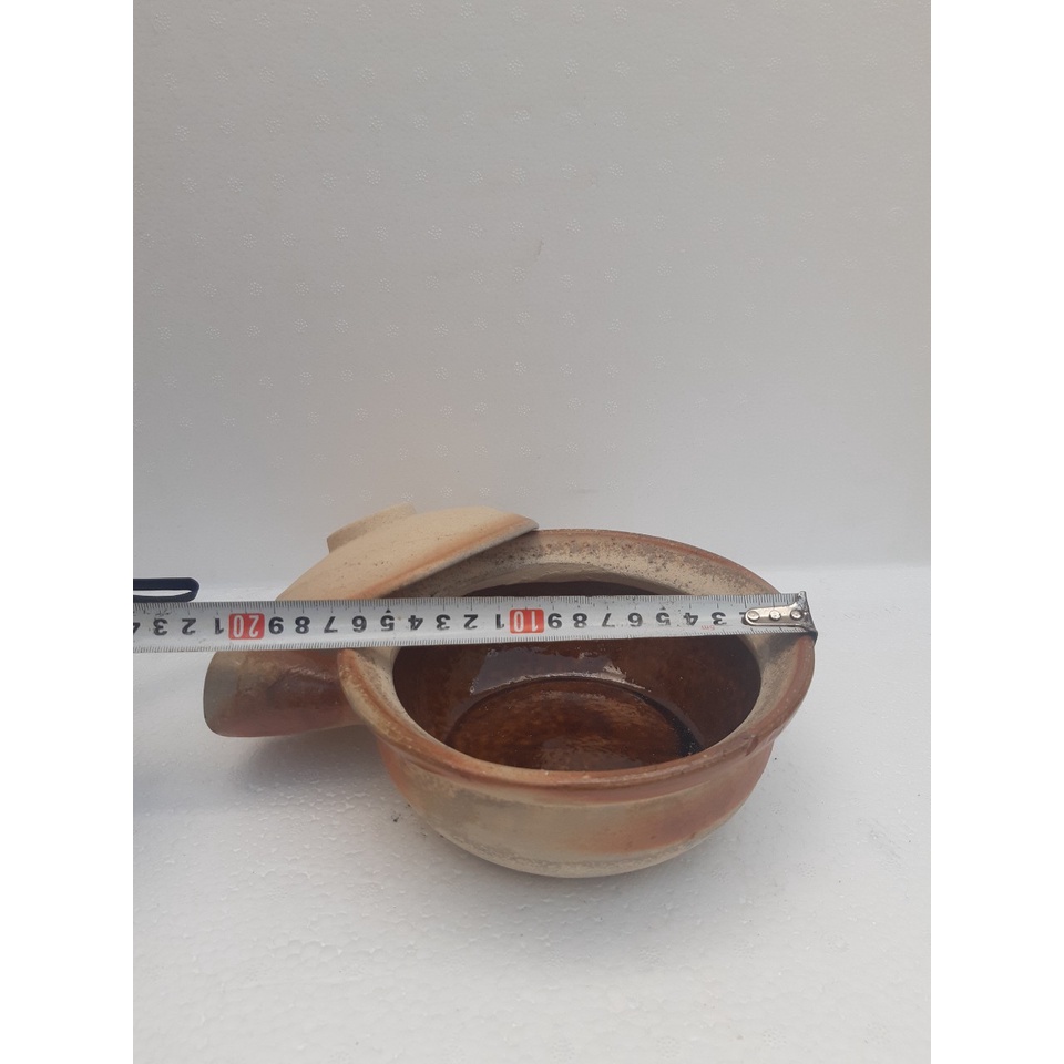 Nồi đất trán men 1 tay cầm nhỏ