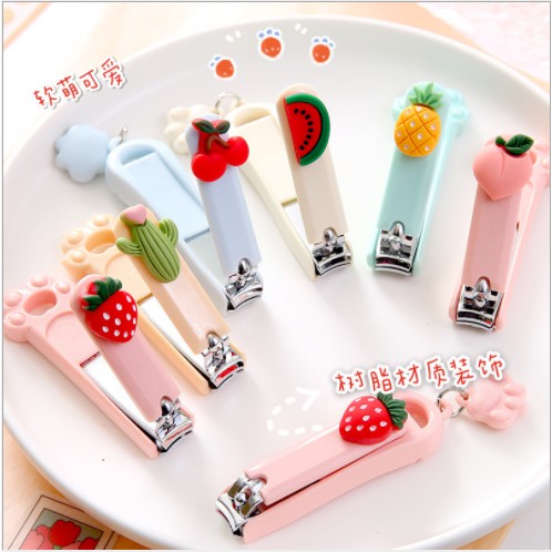 Bấm Móng Tay Hình Hoa Qủa Hoạt Hình Ngộ Nghĩnh nhiều quả