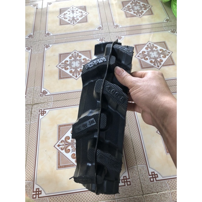 Lốp máy cày 400-8 (lốp đặc) kèm la zăng