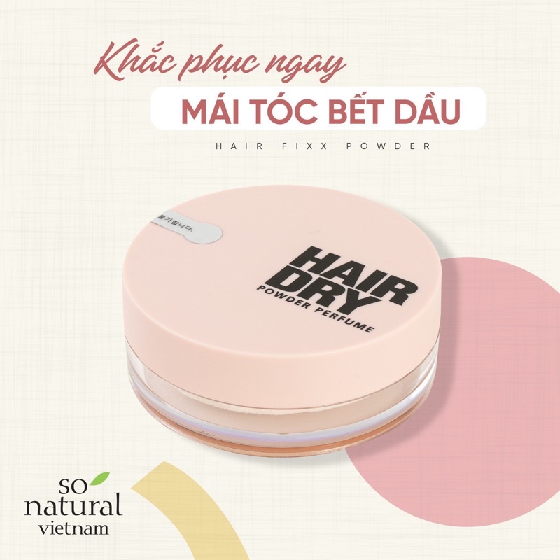 DẦU GỘI KHÔ PHẤN TÓC HƯƠNG NƯỚC HOA GIÚP MÁI TÓC BỒNG BỀNH HAIR DRY SONATURAL CHÍNH HÃNG HÀN QUỐC