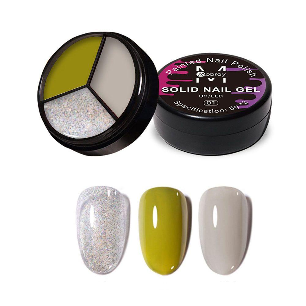 Gel Sơn Móng Tay Màu Trơn DIY