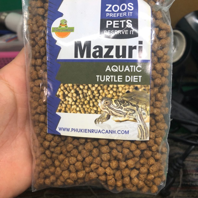 Thức ăn Mazuri cho rùa nước 100gram