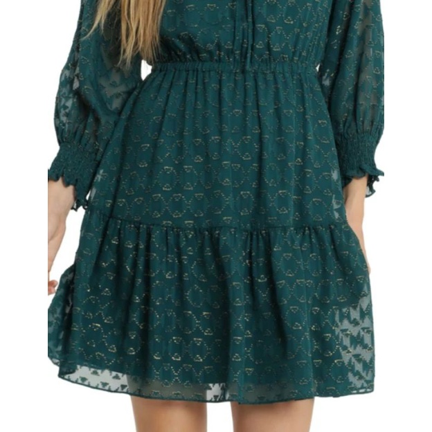 Đầm xanh ánh nhũ Ma.ggy