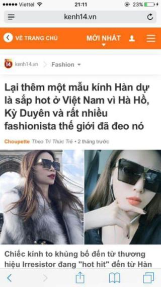 Kính mắt vuông