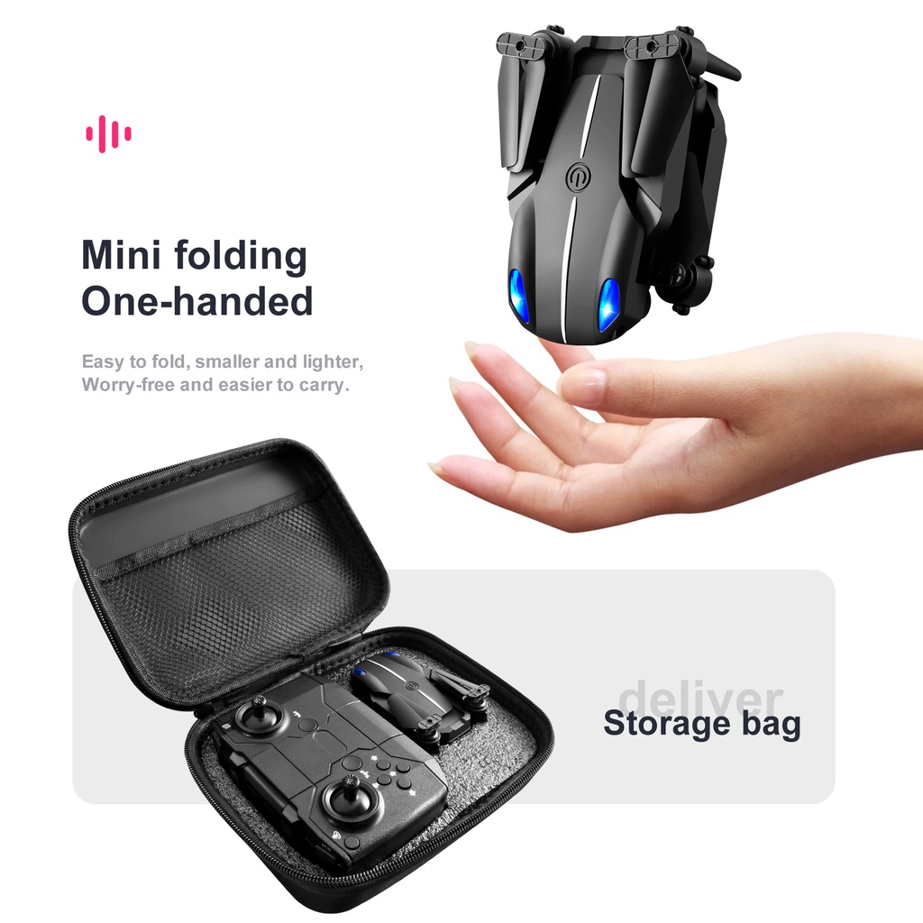 Flycam, fly cam E58 Pro max có 2 camera 4k, Định vị GPS, Zoom 5X, cảm biến chống va chạm