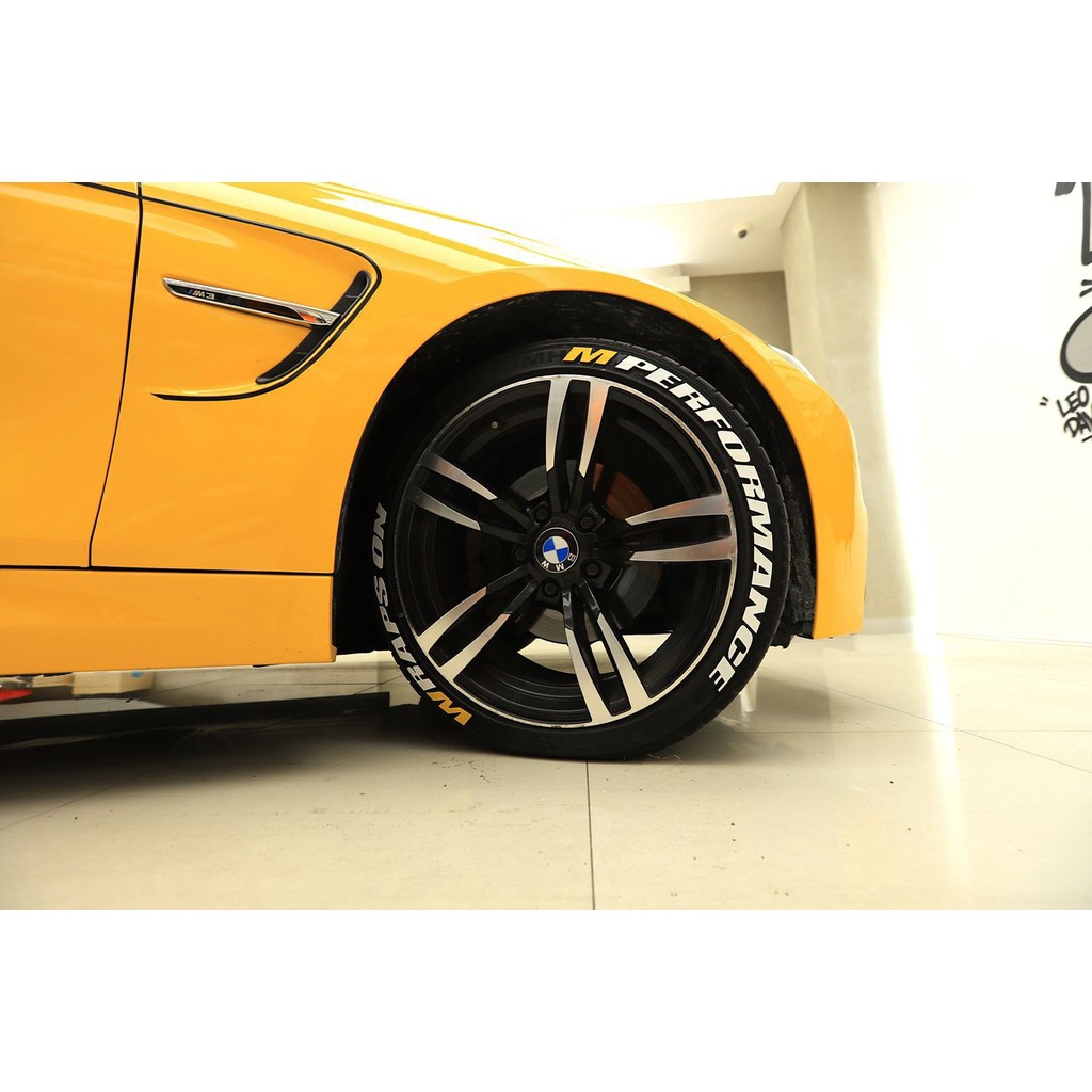 Universal Car Motorcycle 3D Tyre Wheel Sticker Styling DIY Trang trí Đề can