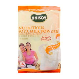 Bột đậu nành không đường Unisoy - 360g - TẶNG 1 STICK UNISOY 30g (bất kỳ)