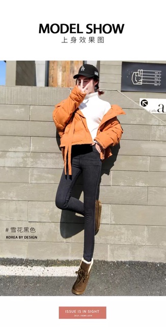 Quần bò nữ lót lông siêu ấm | BigBuy360 - bigbuy360.vn