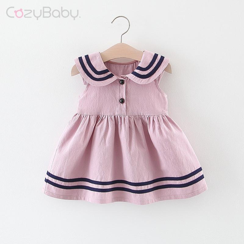 Đầm Công Chúa Không Tay Thời Trang Mùa Hè Cho Bé Gái Sơ Sinh