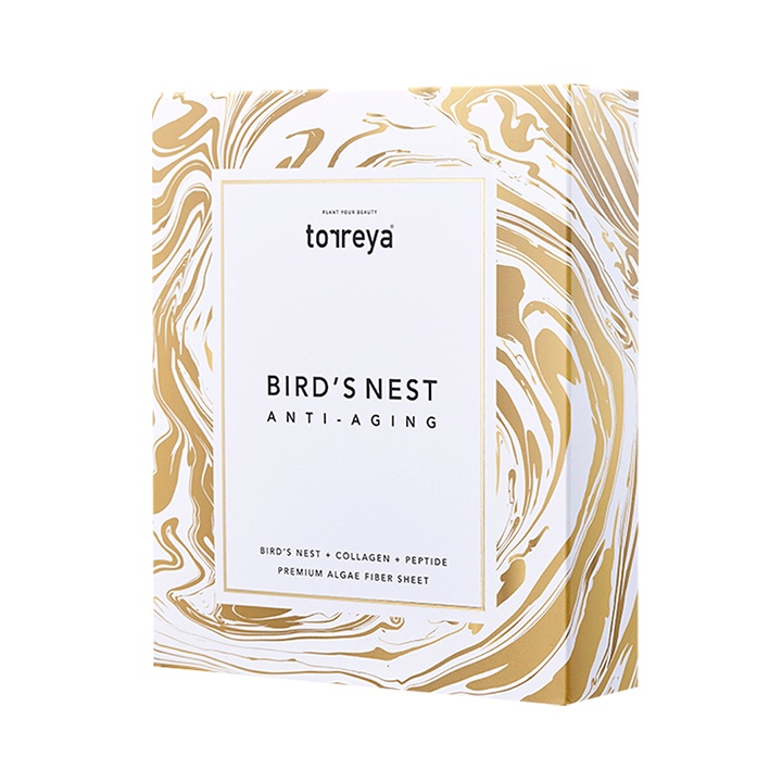 [Combo 10] Mặt Nạ Dưỡng Da TORREYA BRID'S NEST ANTI-AGING MASK, Chiết Xuất Từ Tổ Yến (25gr) - Date: 05/09/2022