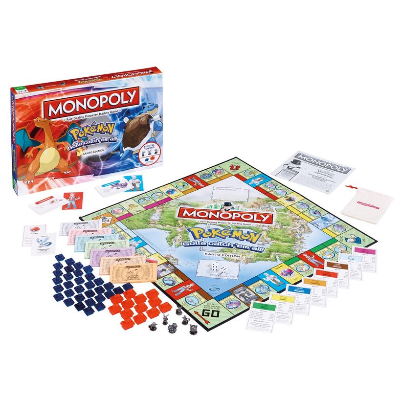 Cờ Tỷ Phú MONOPOLY POKEMON KANTO EDITION - BoardGame Pokemon Kanto Edition