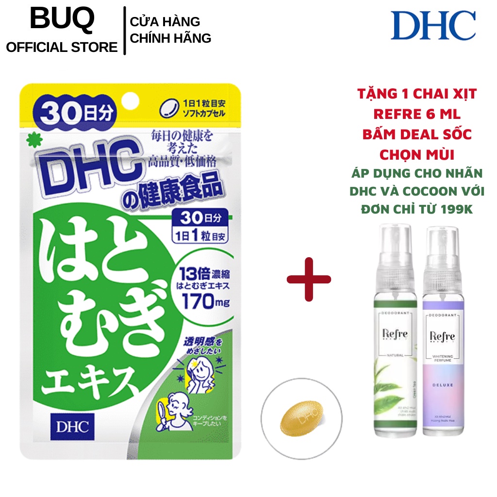 Viên Uống Trắng da DHC Nhật Bản Adlay Extract 30 ngày 30 viên