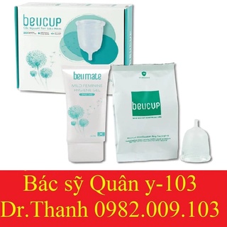 Cốc nguyệt san beucup - tặng kèm cốc tiệt trùng - ảnh sản phẩm 4