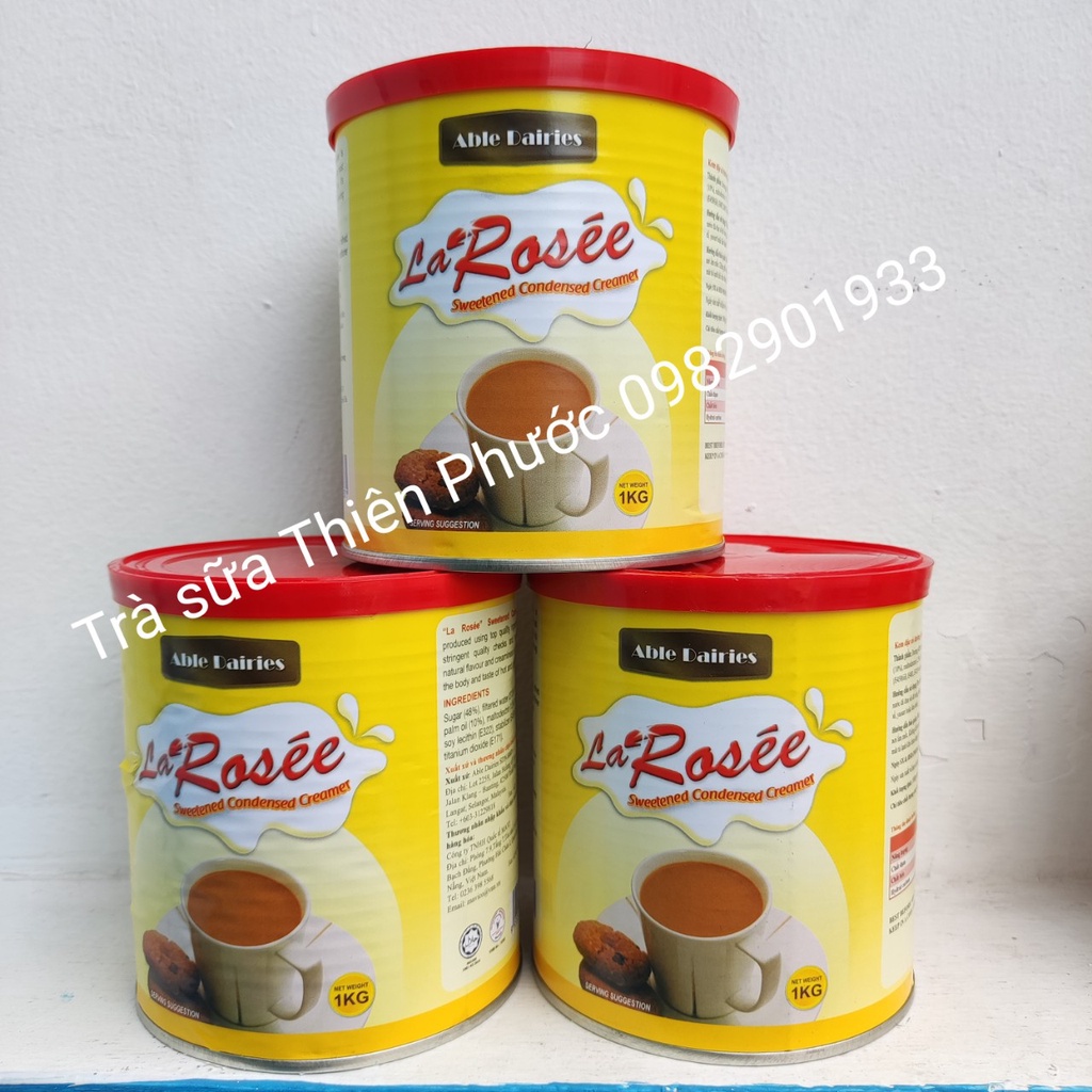 Sữa đặc La Rose 500g/1kg - giá tốt và rất hợp cho trà sữa