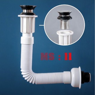 XI PHÔNG THOÁT NƯỚC CHẬU RỬA MẶT NHỰA SUN ĐẦU INOX