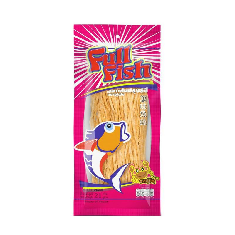 Cá khô sợi Full Fish 70g thái lan 5 vị