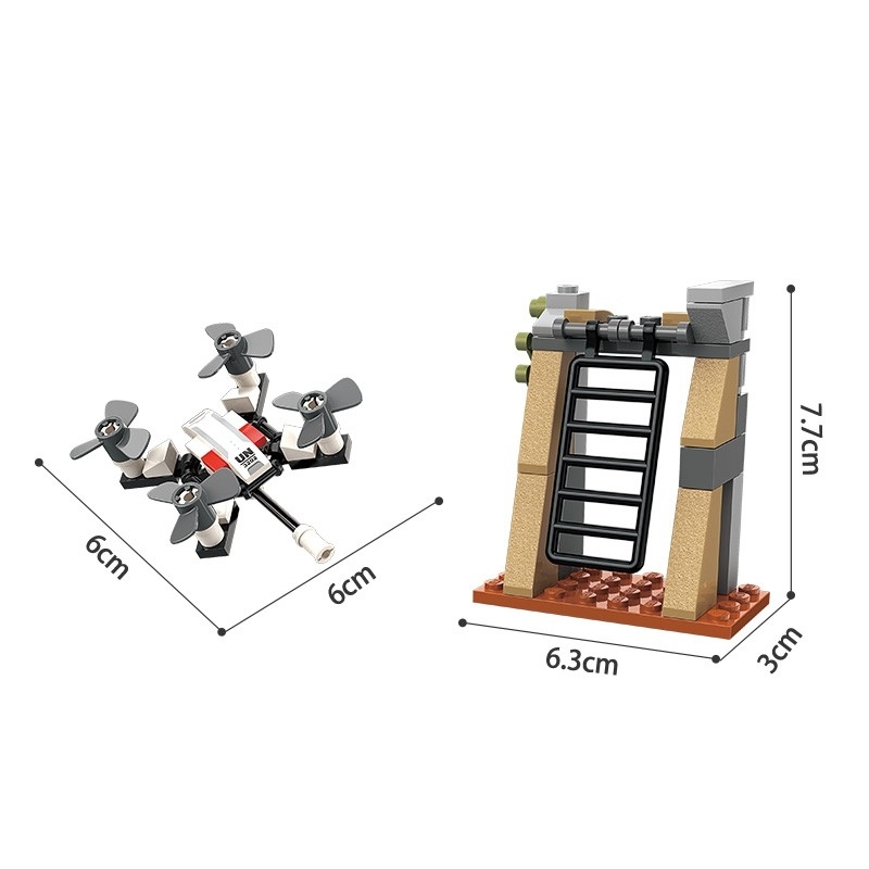 Đồ Chơi Lắp Rắp Qman 3202 - Mai Phục Trên Núi