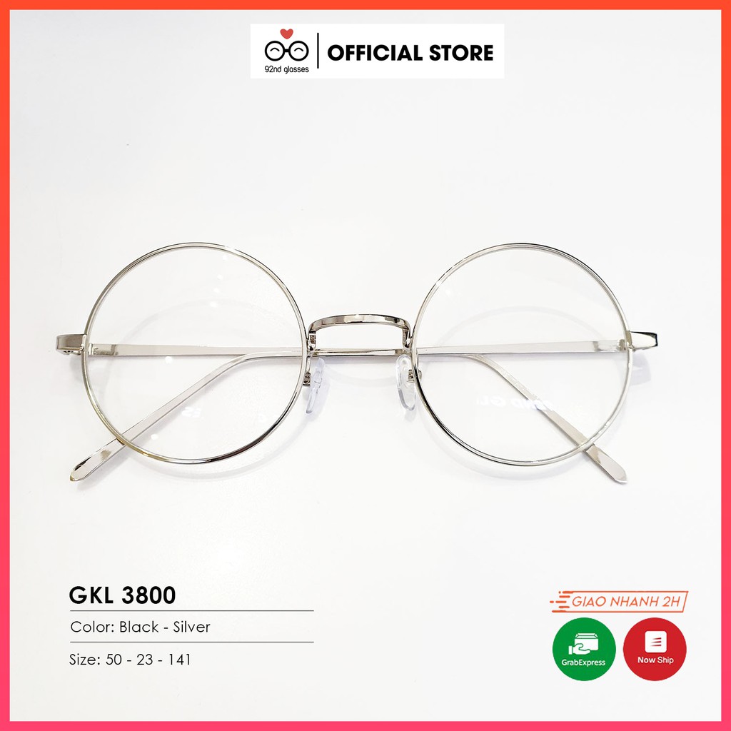 Gọng Cận Kính nam nữ Nobita Tròn xoe chất kiệu kim loại Lani 3800 - Lắp Mắt Cận Theo Yêu Cầu