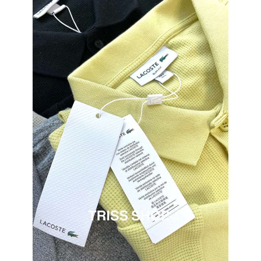 Áo Polo Nam LCST Cá Cùng Màu 8 Form Slimfit