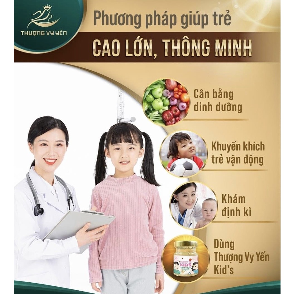 Yến Chưng Cho Bé CICI Thượng Vy Yến Kids Tăng Cường Miễn Dịch, Phát Triển Trí Não hũ 80ml