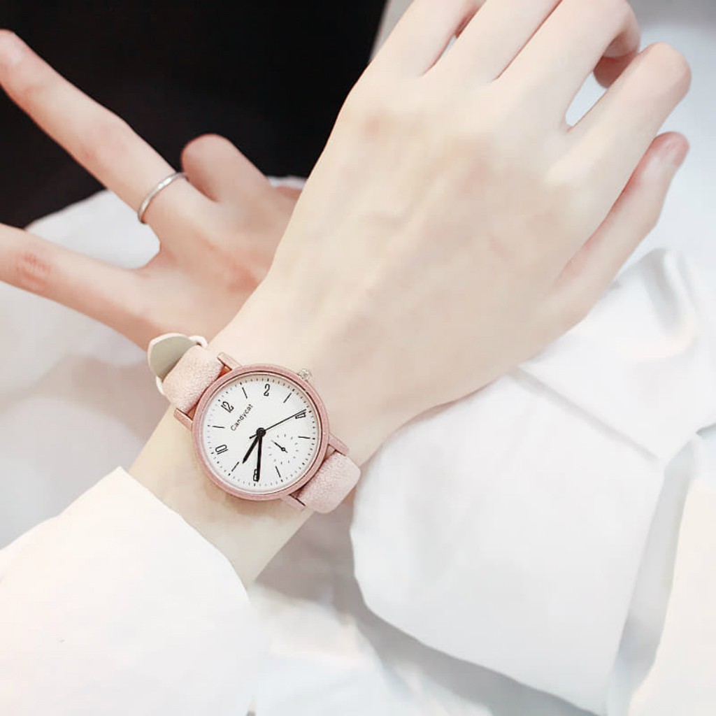 [RẺ VÔ ĐỊCH]Đồng Hồ Nữ Candy cat Chính Hãng Dây Da Lộn Thời Trang Hàn Quốc | BigBuy360 - bigbuy360.vn