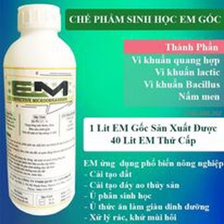 Chế Phẩm Sinh Học EM GỐC#CHAI 1 LÍT .