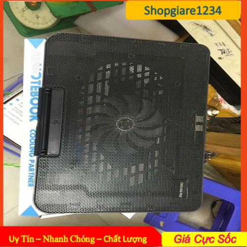 Đế tản nhiệt Laptop Cooling Pad N99 giá đỡ tản nhiệt laptop có đèn,quạt  MT05