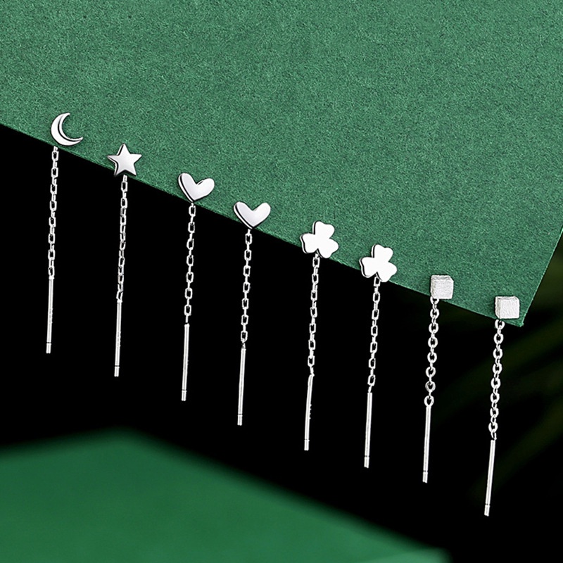 Hoa tai tua rua thời trang phong cách hàn quốc hoa tai nữ đơn giản