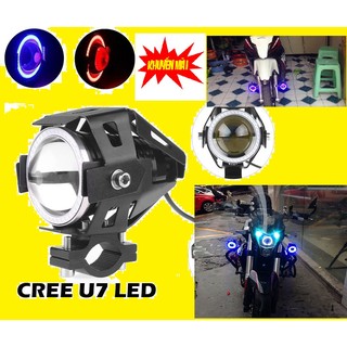 Đèn trợ sáng U7 siêu sáng cho xe máy