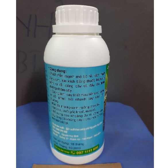 Chế phẩm kích rễ Ngọc Linh chai 500ml