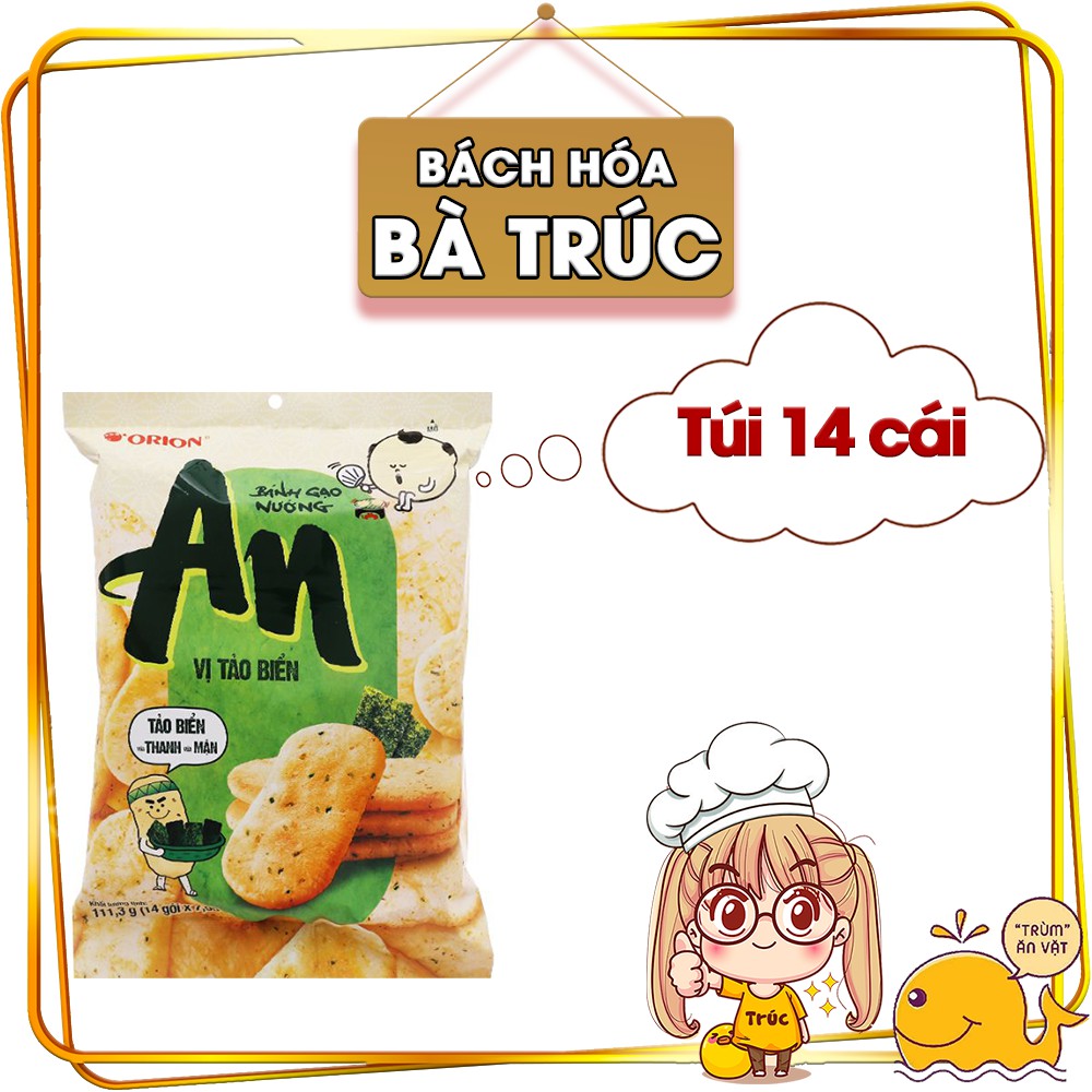 Bánh gạo nướng vị tảo biển Orion AN gói 111.3g