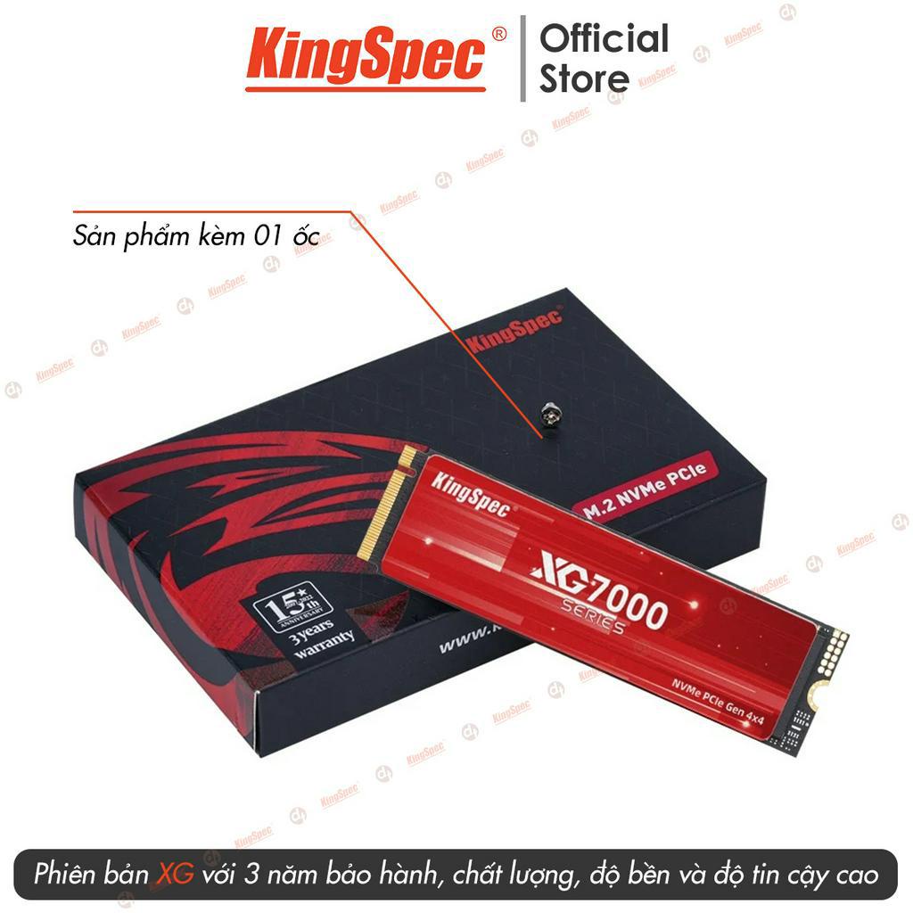 Ổ cứng SSD M2 NVMe PCIe 4.0 KingSpec | XG7000 - Hàng Chính Hãng
