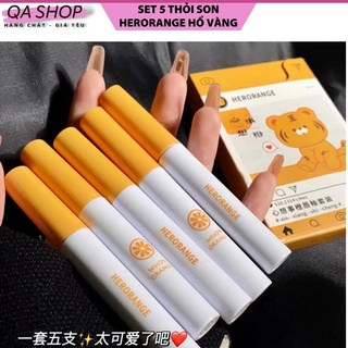 Sét son kem Herorange hổ vàng 5 cây