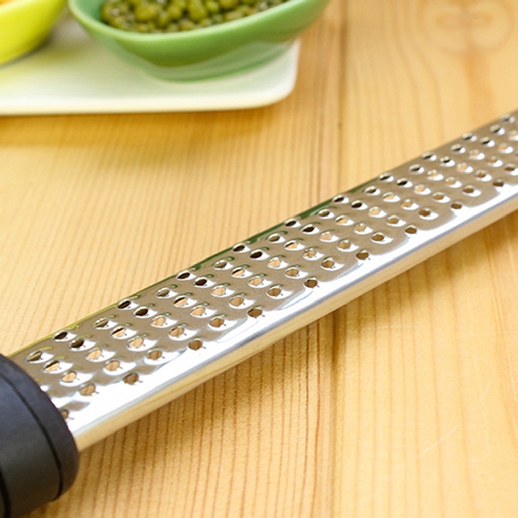 overcharming Grater Multifunctional Wear-resistant Stainless Steel Portable Manual Lemon Zester for Dining Room