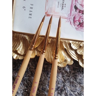 Cọ đắp hoa bột, cọ nặn hoa nổi yuki nhật chữ tím số 2,3,4 chính hãng