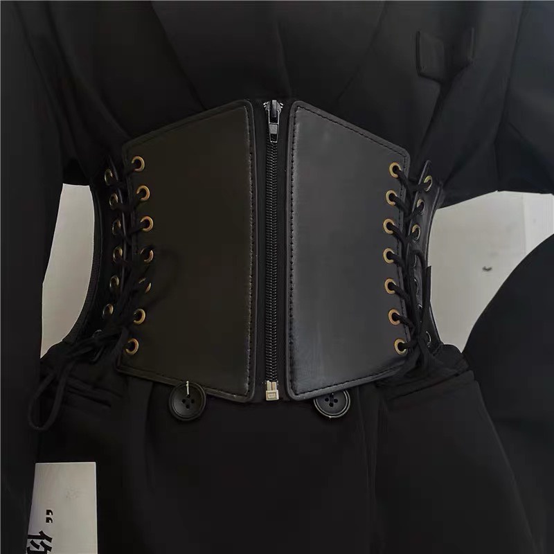 Corset thắt eo bản mới 2022 Belt corset khóa kéo