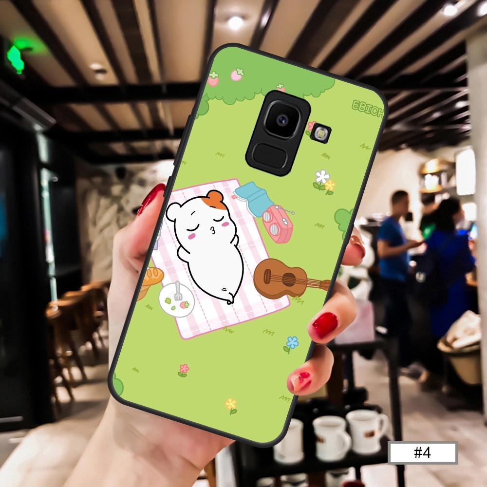 Ốp điện thoại mềm in hình chú cún cho Samsung J4+ J6+ J2 Prime J5 J7 Prime J2 Pro J7 Pro A2 Core A7 2017
