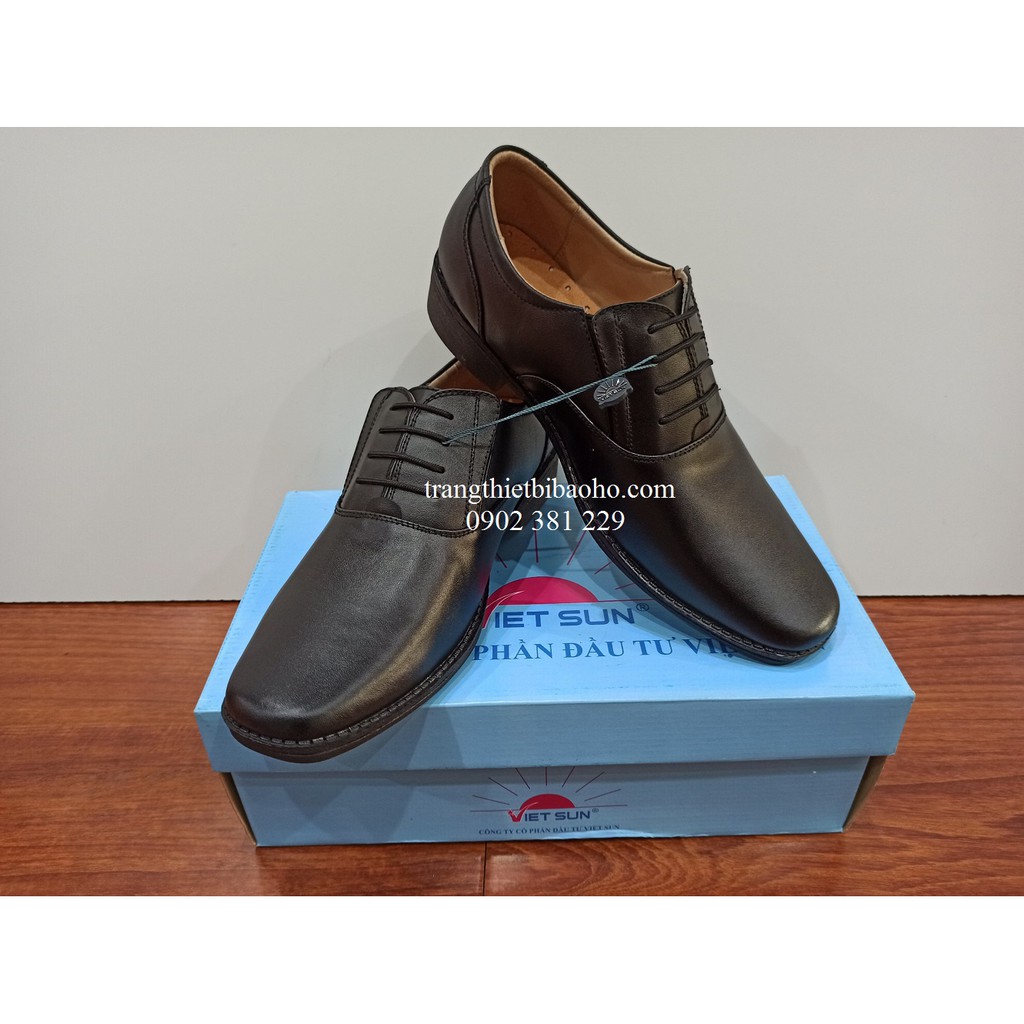 Giày bảo vệ, giày tướng giày tây công sở đen Vietsun VS-059